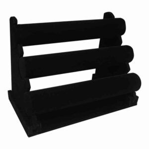 3 roll foldable small bangle stand