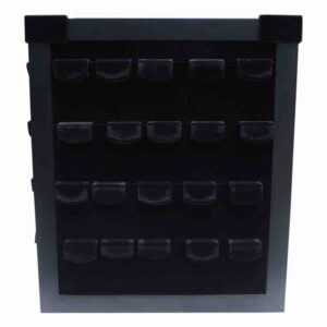 Rotaty Black wooden earring stand