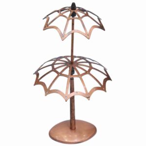 Umbrella metal earring stand
