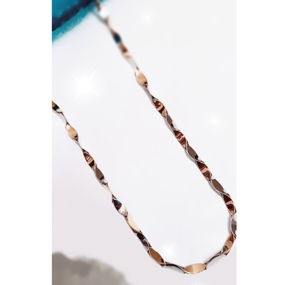 Fancy Two Tone Platinum Chain