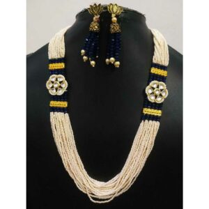 Fine Jaco cheed cut stone mala set