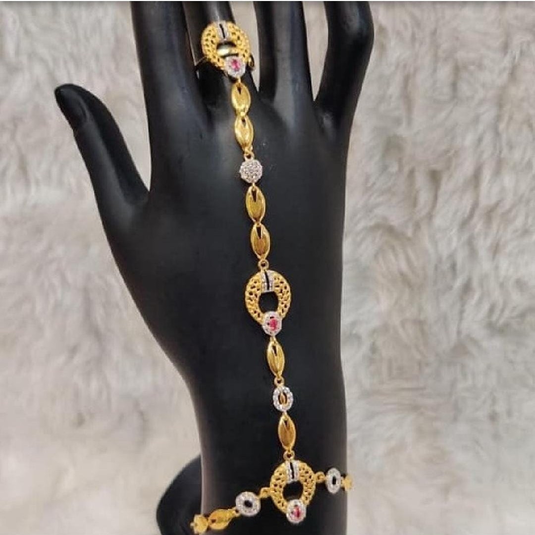 916 Gold Antique Hathpan VJH01