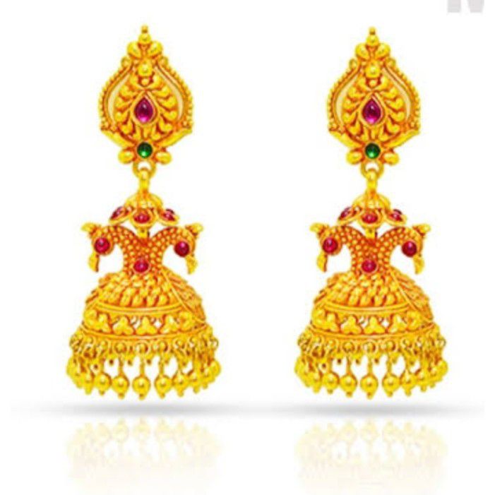916 Gold Fancy Earrings