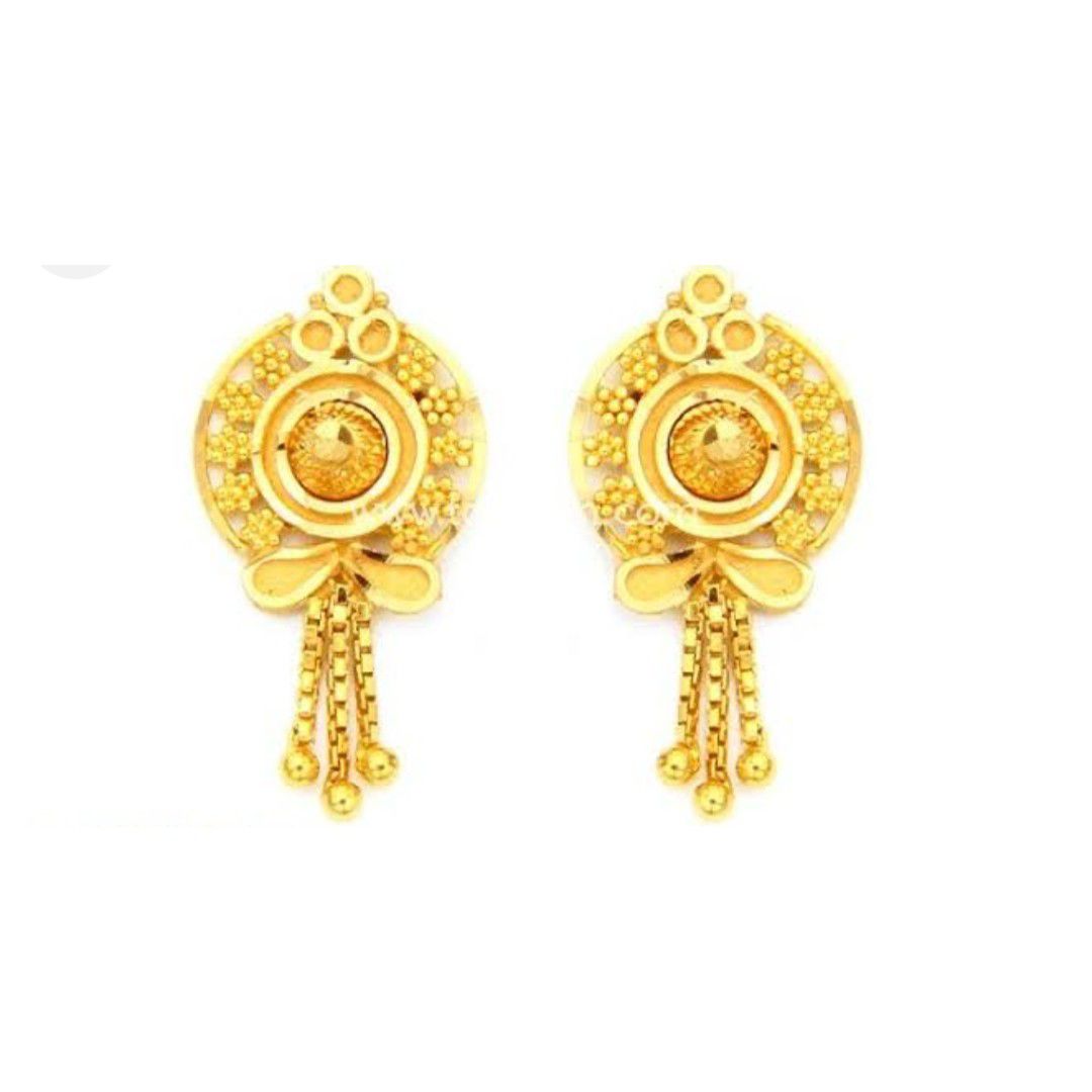 916 Gold earrings