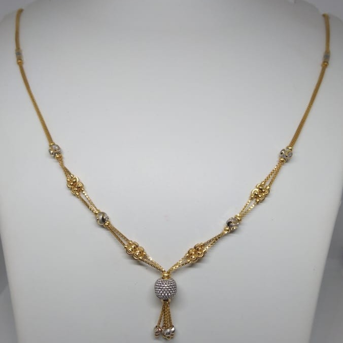 916 gold rodium chain