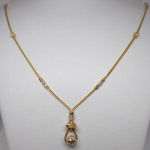 916 gold rodium chain