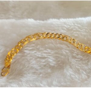 916 gold gents bracelet