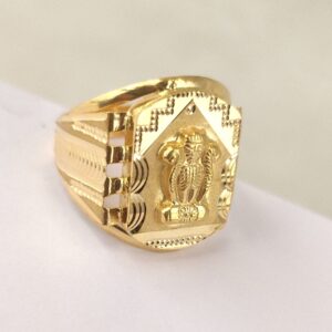 916 Gold Gents Ring