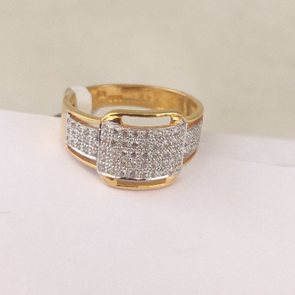 916 gold gents cz ring
