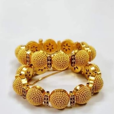 916 gold antiq bangles latest designe