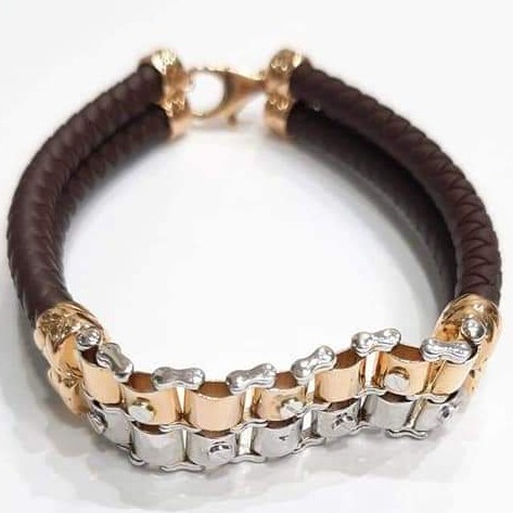 18 ct rose gold bracelet for gents
