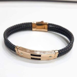 18 ct rose gold bracelet for gents