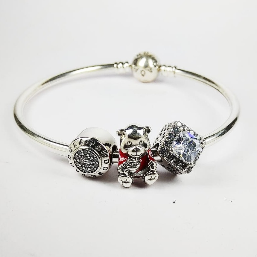 92.5 sterling silver micky mouse bracelet