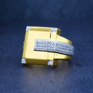 916 gold casting cz ring