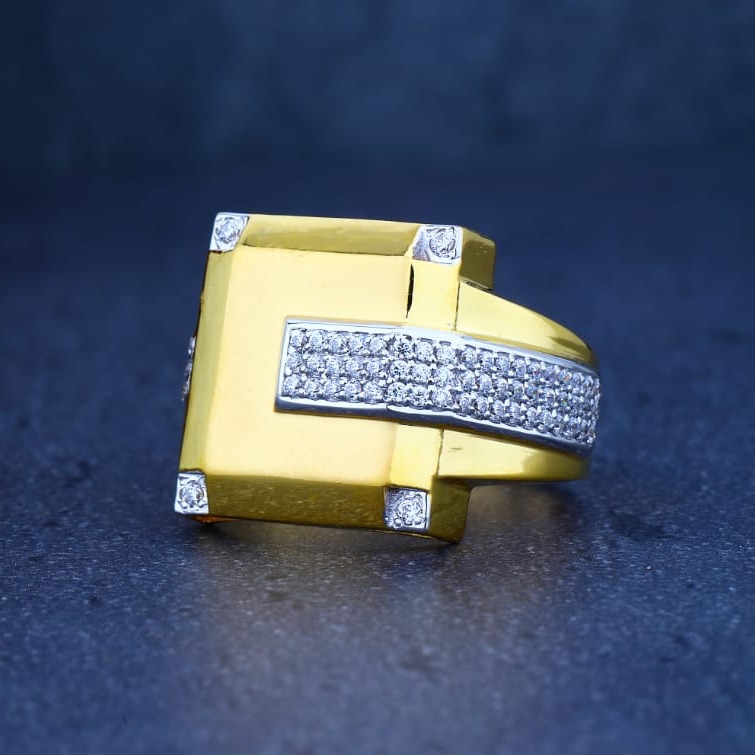 916 gold casting cz ring