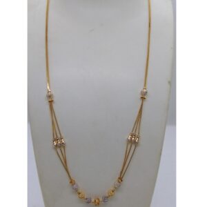 916 gold rodiam ladies chain
