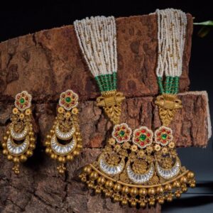 916 gold bikaneri necklace