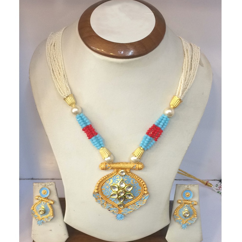 916 gold bikaneri necklace