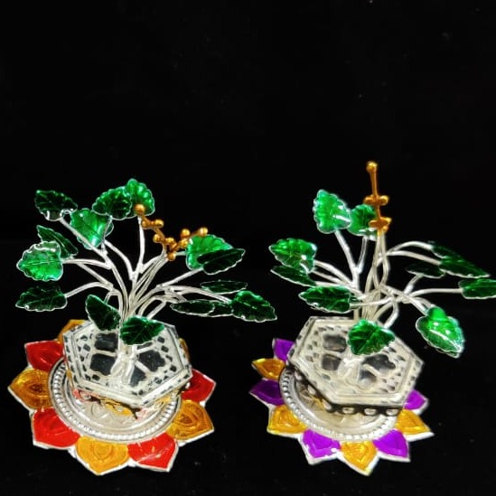 silver mina color full tulsi kyara