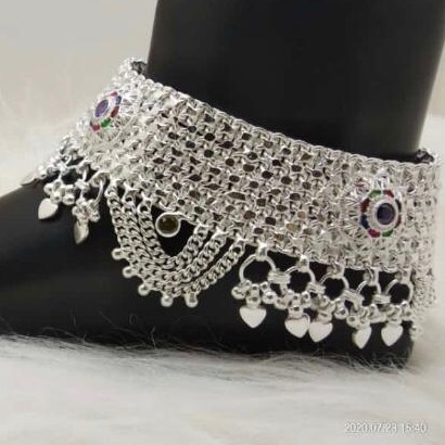 silver payal