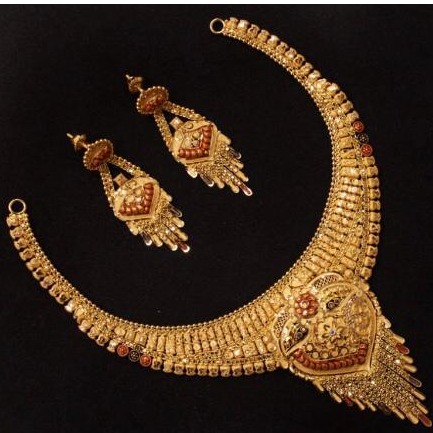 22 ct 916 gold necklace set