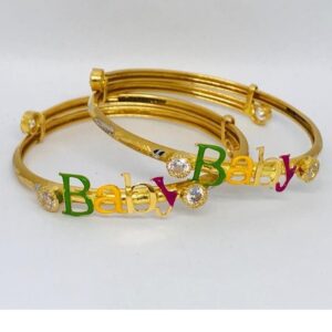 22 Kt 916 Gold Baccha Kadli