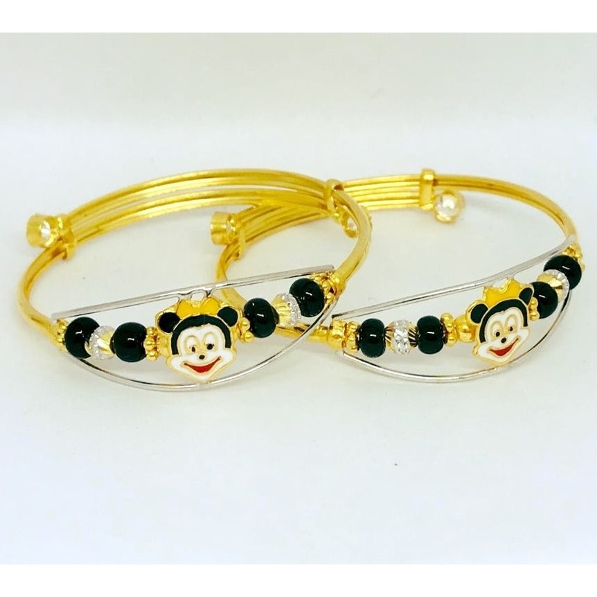 22 Kt 916 Gold Baccha Kadli