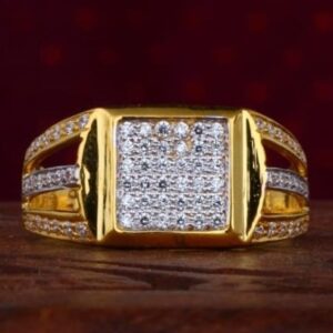 22 kt 916 gold gents ring