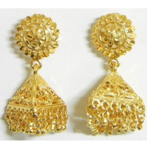 22 Kt 916 Gold Earring With Zummer