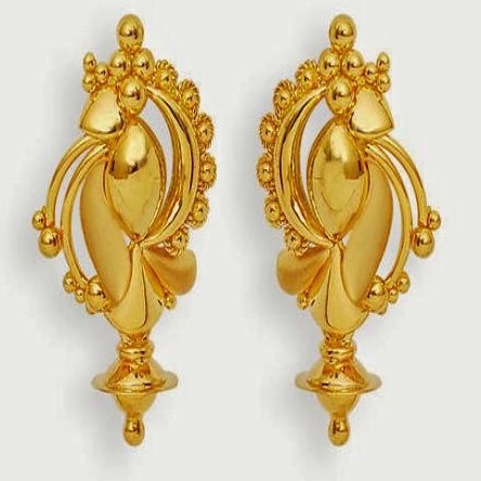 22 Kt 916 Gold Earring