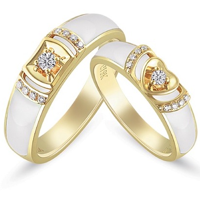 22 Kt 916 Gold Couple Ring