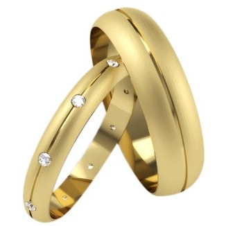 22 Kt 916 Gold Couple Ring