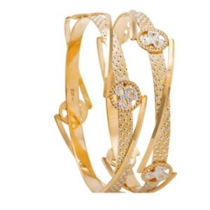 22 kt 916 gold bangle fancy