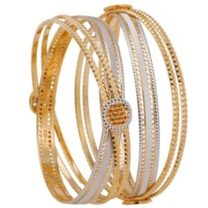 22 kt 916 gold fancy bangle