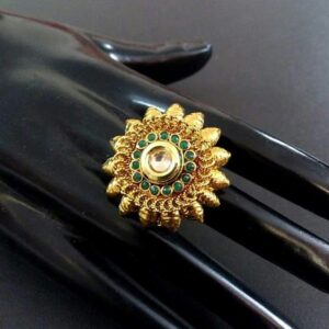 22 kt 916 gold antiq ring ladies
