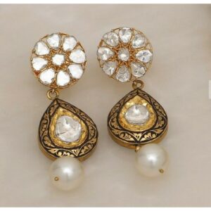 Open Setting Jadau Earing