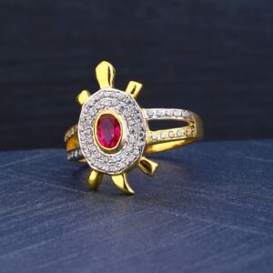 916 Gold Tortoise Shape Ring