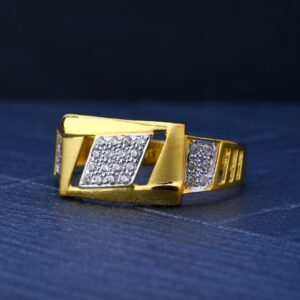 22K Gold Dazzling Ring For Men