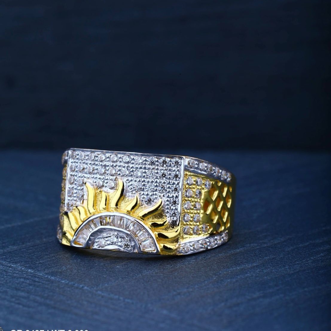 916 Gold Surya Design Ring