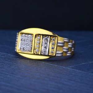 916 Gold Classic Mens Ring