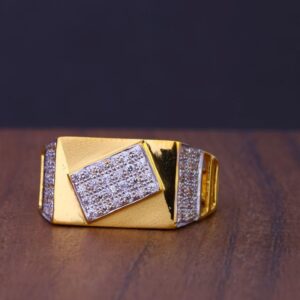 916 Gold Designer Gents Ring