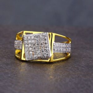 916 Gold Fancy Colorful Ring