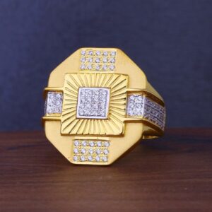 22K Gold Fancy Ring For Men