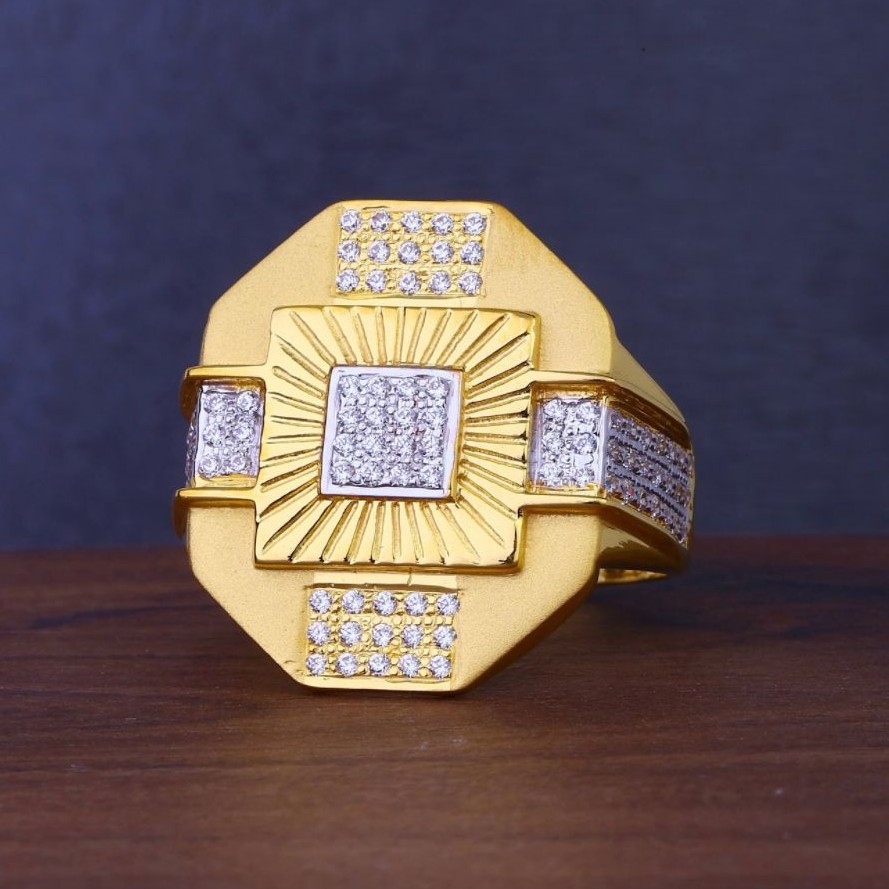 22K Gold Fancy Ring For Men