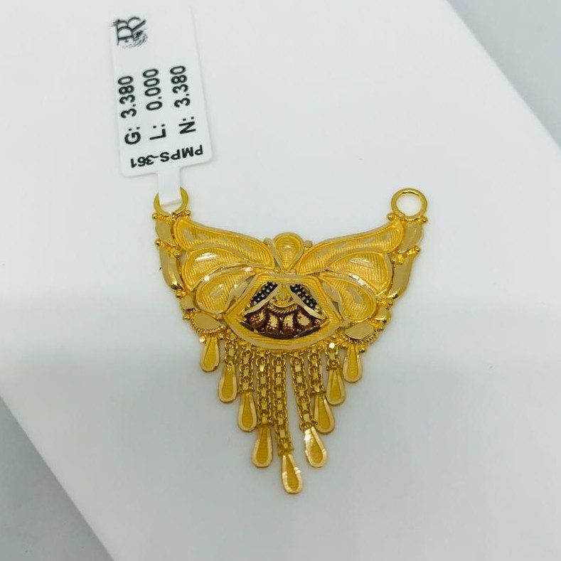 916 patara plain  mangalsutra pendant rbo pmps361