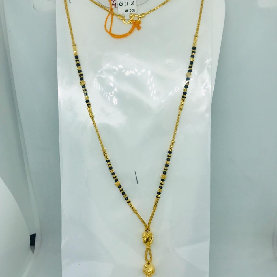 916 plain Fancy Mangalsutra Dokiya RBO FDC81