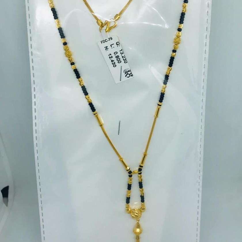 916 plain Fancy Mangalsutra Dokiya RBO FDC79