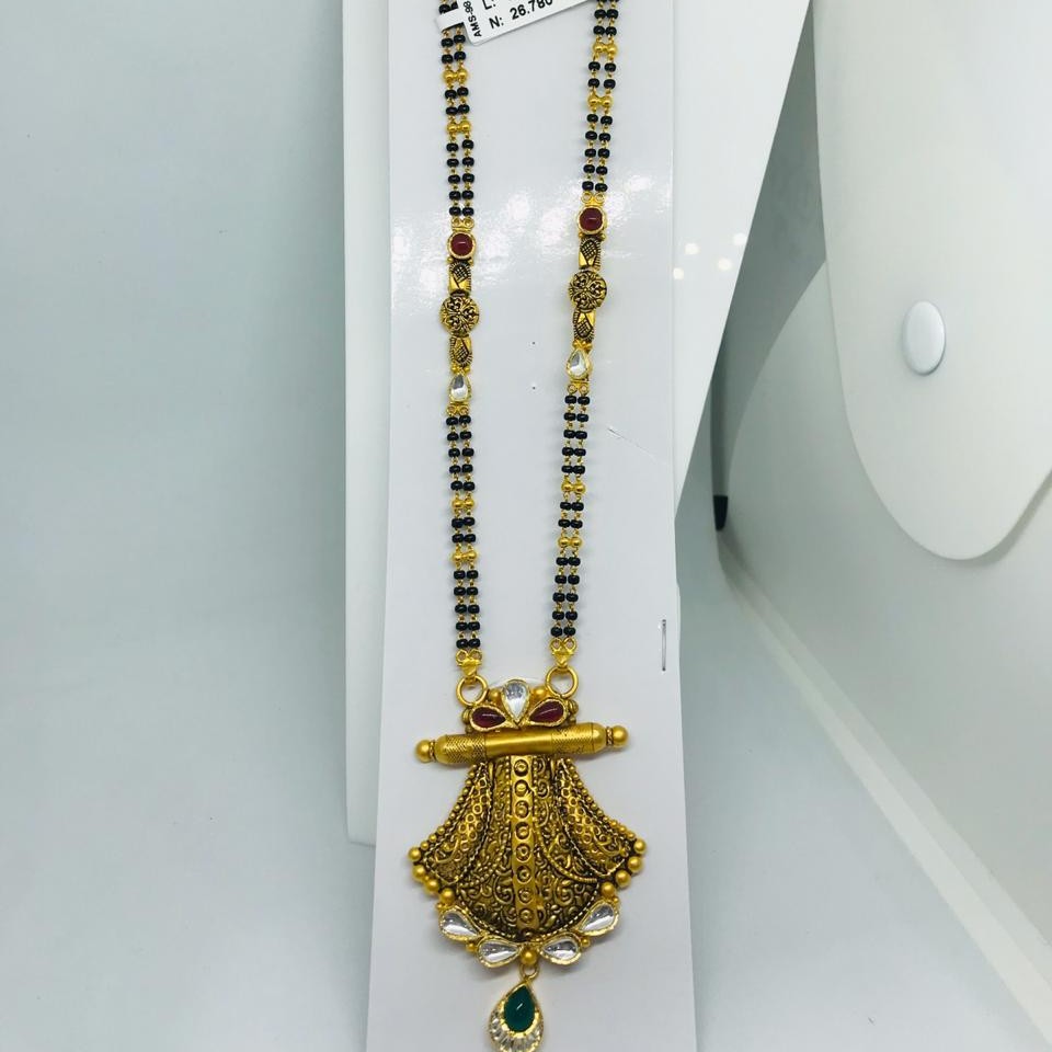 22k Antique Mangalsutra RBO AMS98