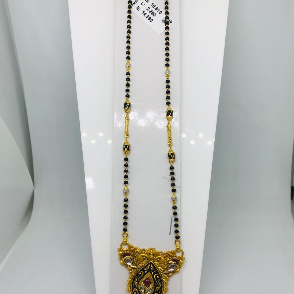 22k Antique Mangalsutra RBO AMS82