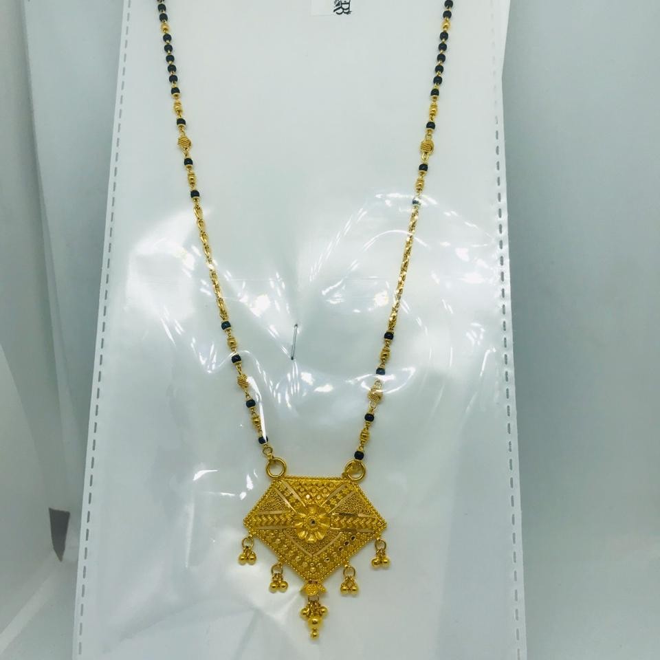 916 Plain Calcutti Mangalsutra Dokiya RBO CMS7